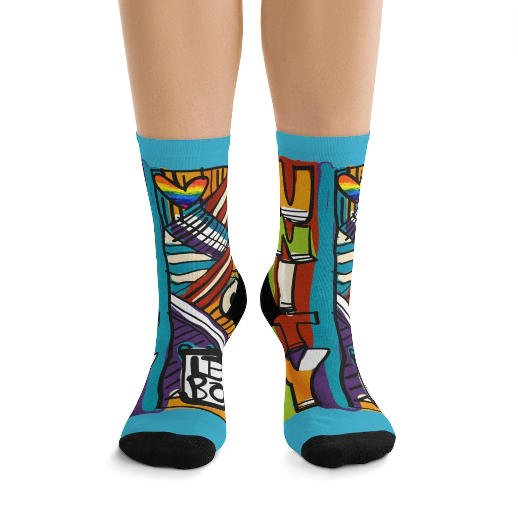 It's All Love - Rainbow Collection- Lebo Tribe Socks